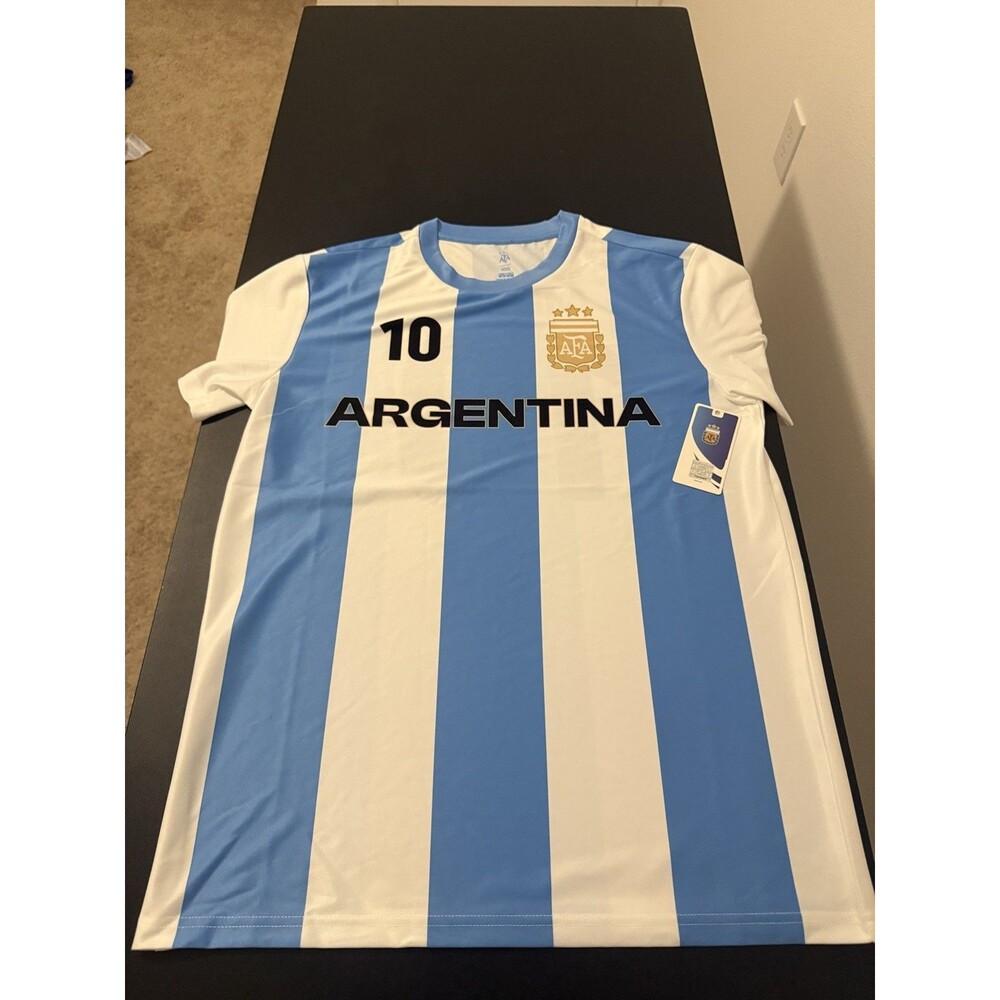 Official AFA 336GD-LB-LM Argentina Lionel Messi #10 Jersey Small Unisex